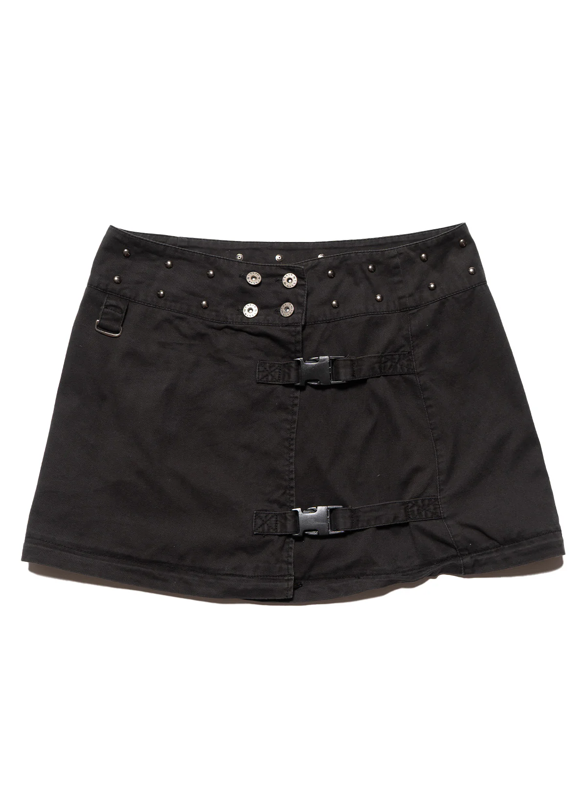 Vintage Y2k Goth Illig Black Convertible Skirt - Image 2